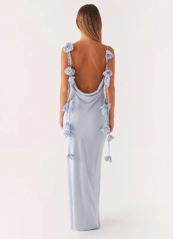 Formal maxi dress -Simona Maxi Dress - Pastel Blue