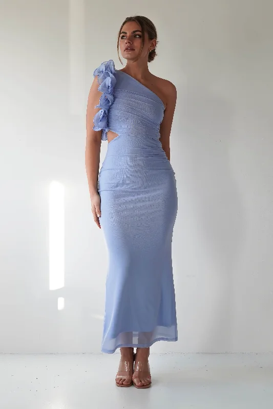 Maxi dress for party -Sydney Bodycon Maxi Dress | Blue