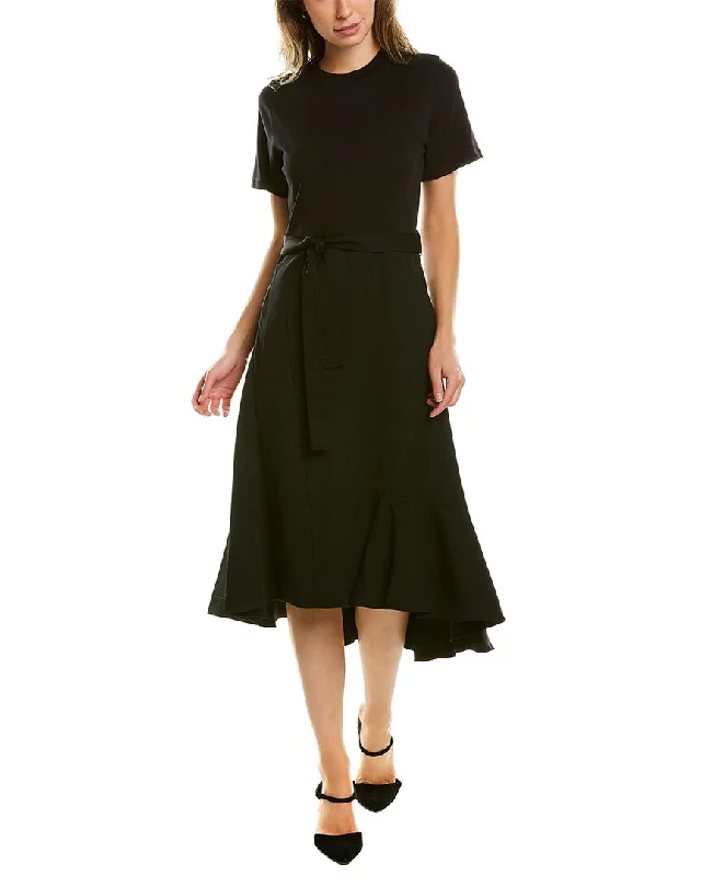 Midi dress for office wear -3.1 Phillip Lim Belted Wool Midi Dress