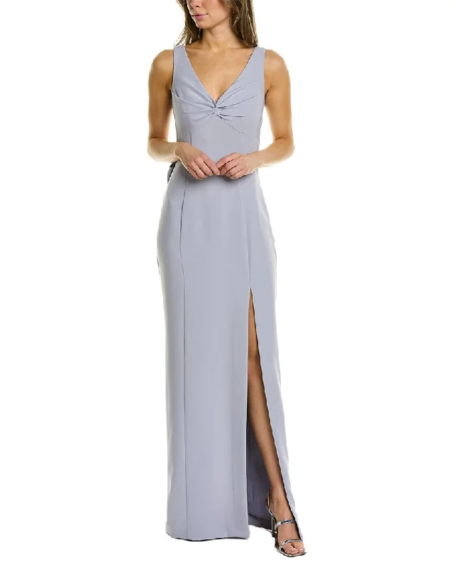 Maxi dress for winter wedding -Marchesa Notte Solid Maxi Dress