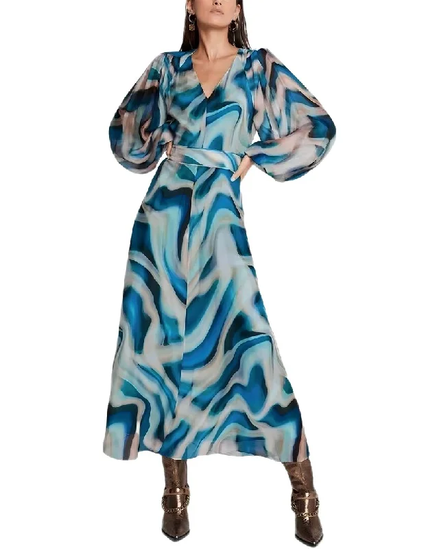 Maxi dress with long sleeves -BURRYCO Maxi Dress