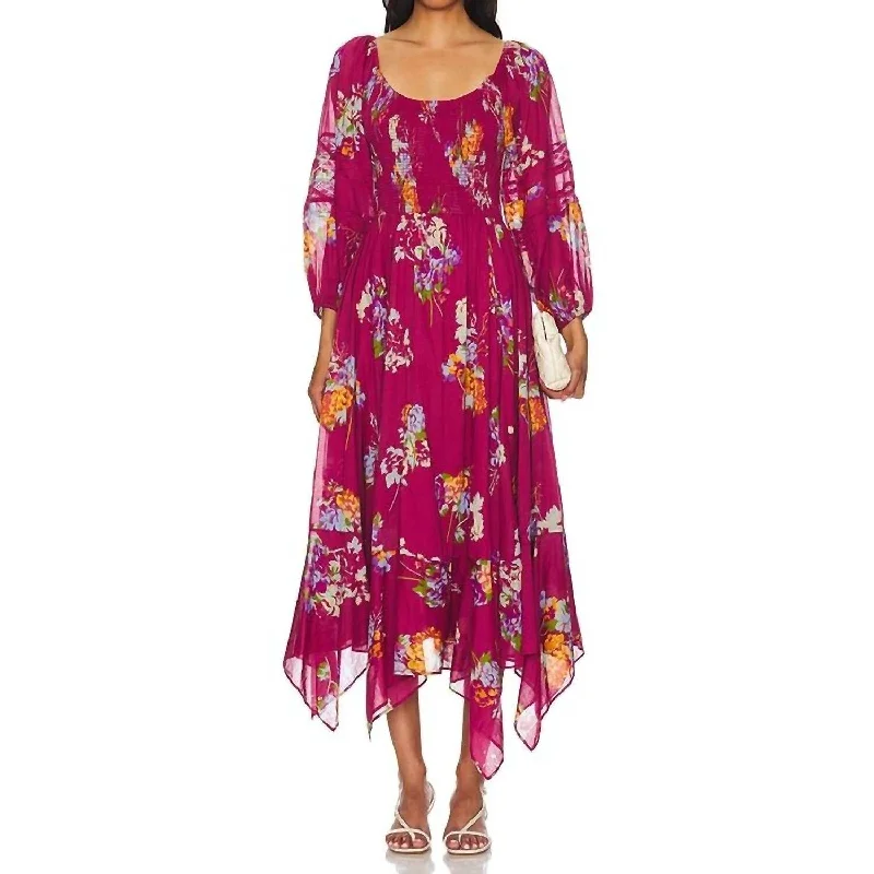 Maxi dress with pleated bodice -Free People - Morning Glory Maxi Dress