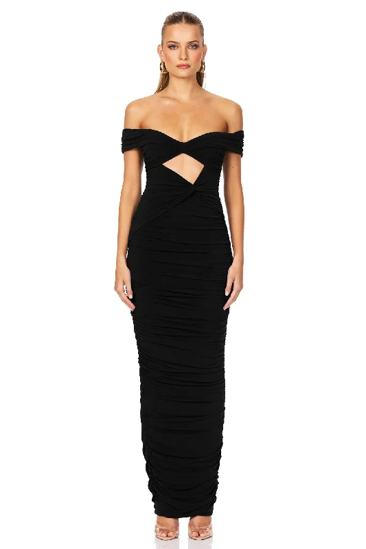 Black maxi dress -Nookie Dakota Maxi Dress - Black