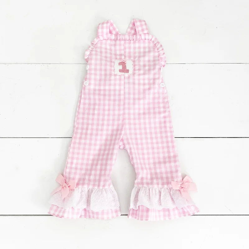 Sexy maxi dress -Smocked First Birthday Longall