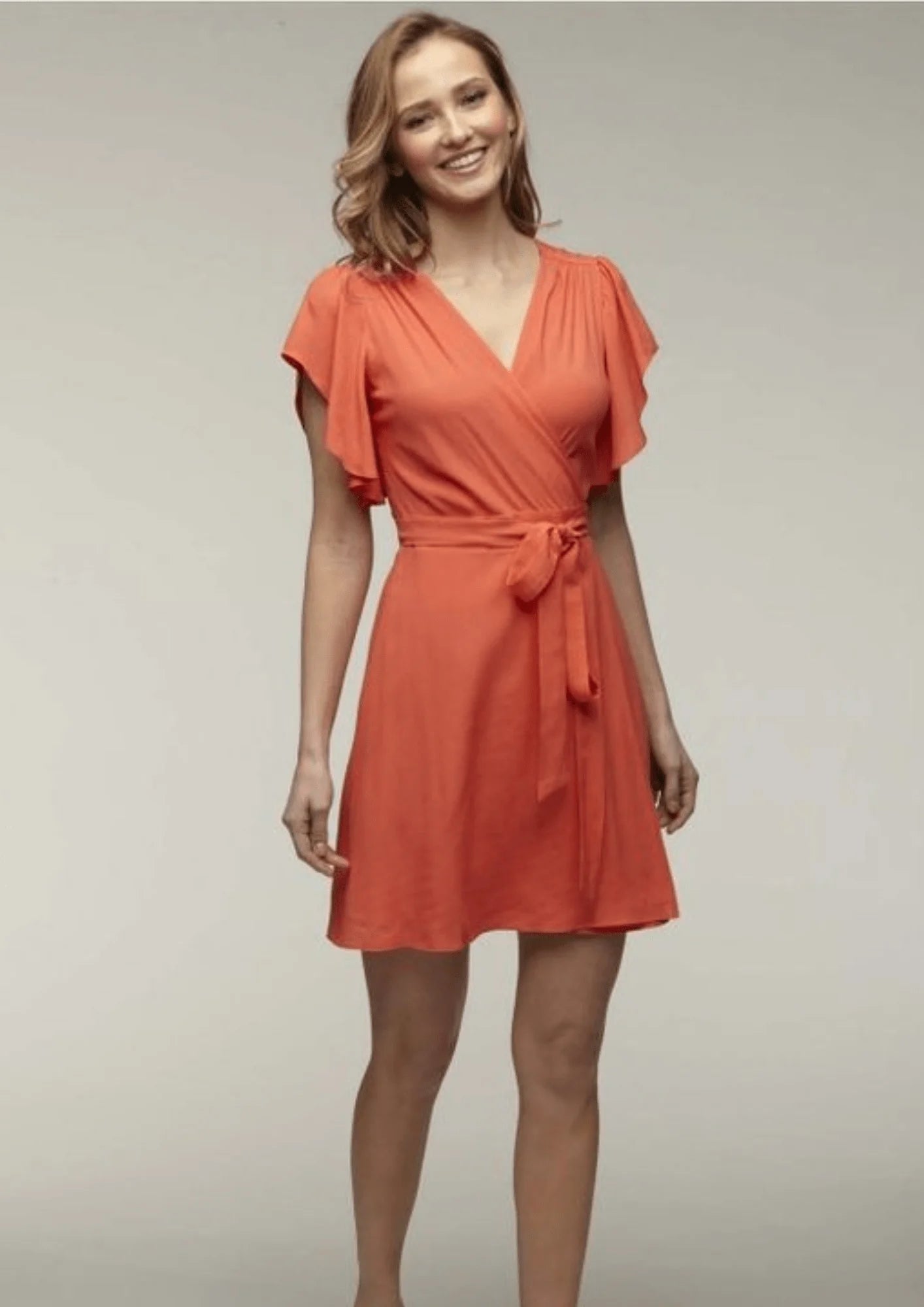 Mini dress for wedding guest -MANDARINE MINI DRESS