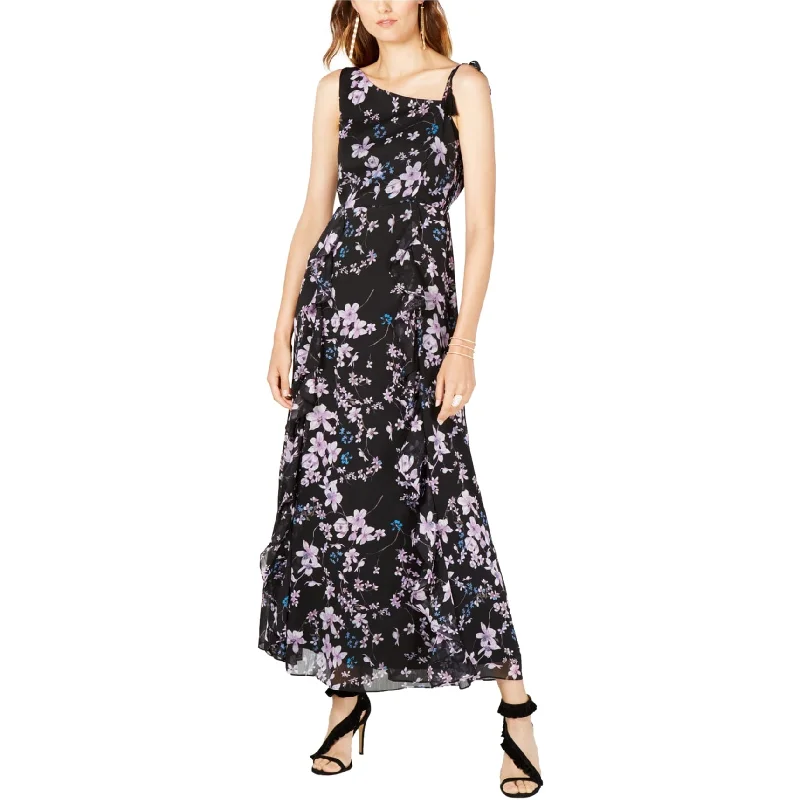 Maxi dress for summer wedding -I-N-C Womens Floral Maxi Dress