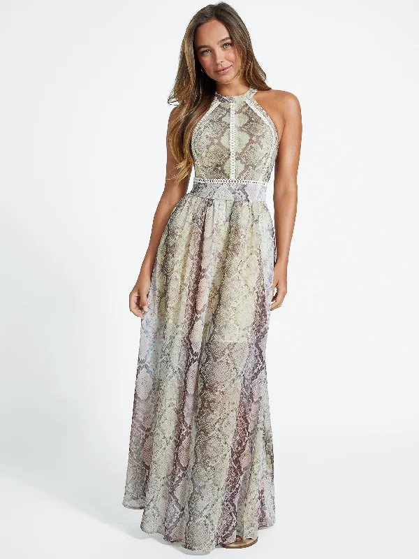 Maxi dress for prom -Vira Printed Maxi Dress