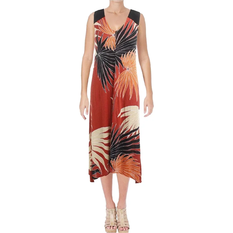 Maxi dress with satin finish -Rachel Roy Womens Scar Maxi Dress