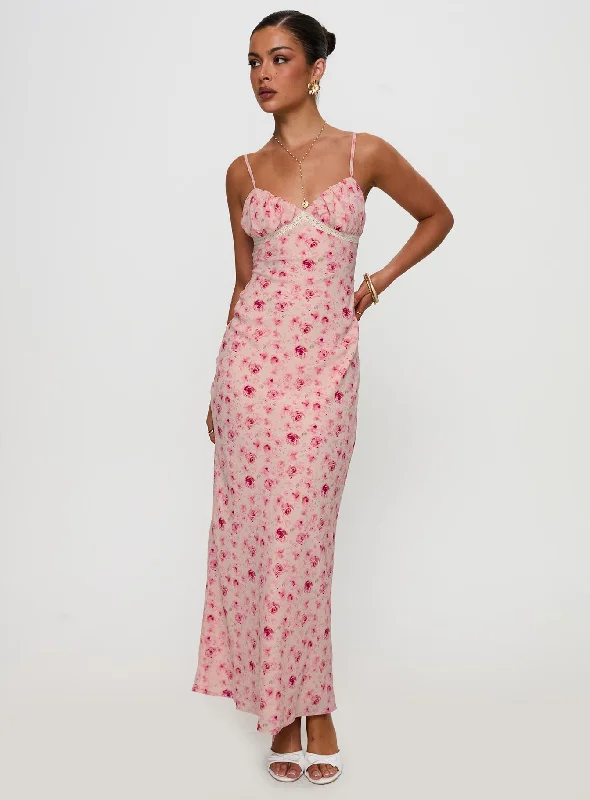 Maxi dress for fancy dinner -Flower Fields Maxi Dress Multi Floral