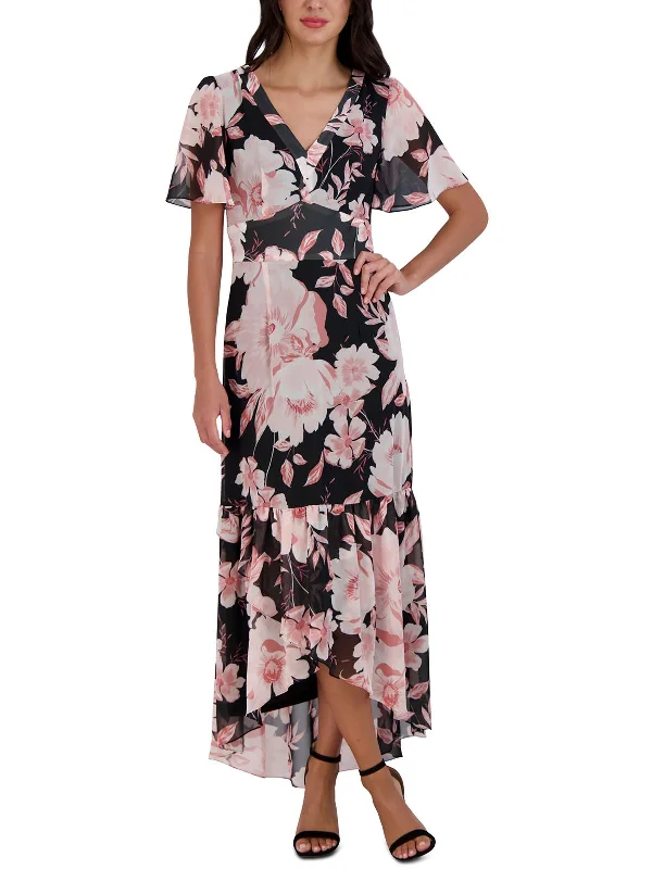 Maxi dress for birthday party -Womens Tie Back Long Maxi Dress