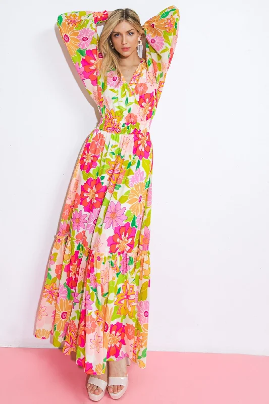 Maxi dress for resort wear -HEADING UPTOWN WOVEN MAXI DRESS