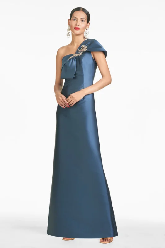 Evening dress with statement sleeves-Sachin & Babi Ines Gown